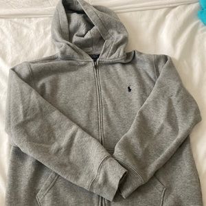 Polo Hoodie Gray